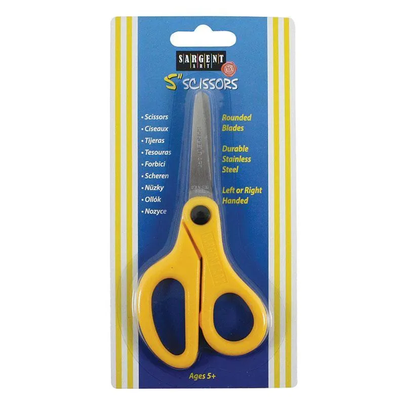 (12 Ea) Childs Safety Scissors 5 In