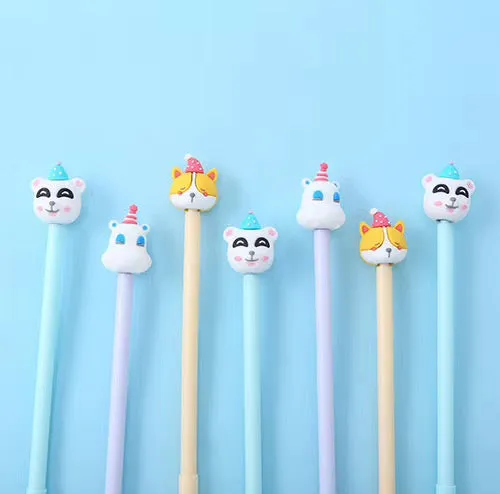 223361 SPINNING PARTY ANIMALS GEL PEN-14