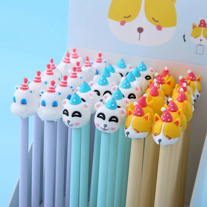 223361 SPINNING PARTY ANIMALS GEL PEN-14