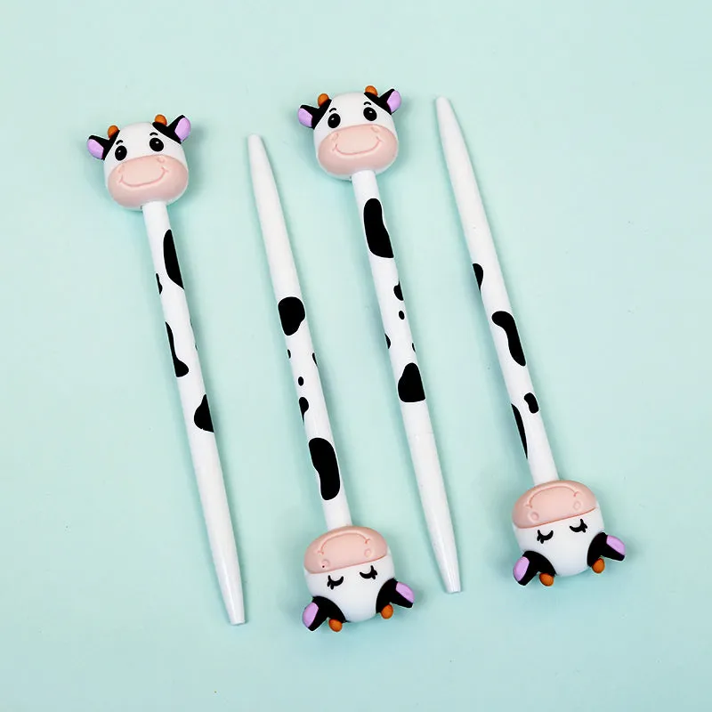 22396 COW RETRACTABLE GEL PEN-36