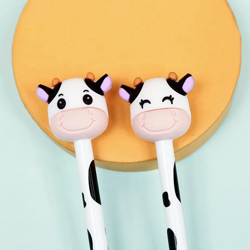 22396 COW RETRACTABLE GEL PEN-36
