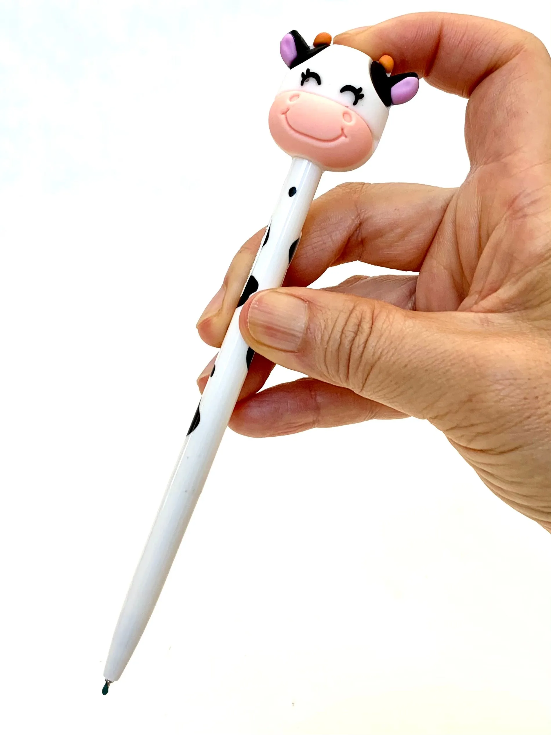 22396 COW RETRACTABLE GEL PEN-36