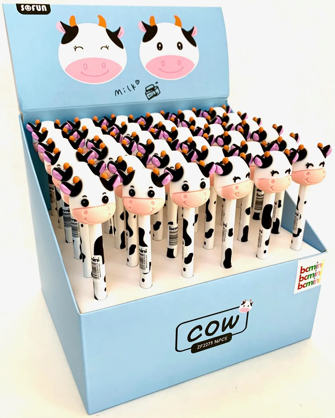 22396 COW RETRACTABLE GEL PEN-36