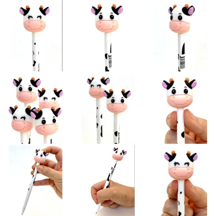 22396 COW RETRACTABLE GEL PEN-36