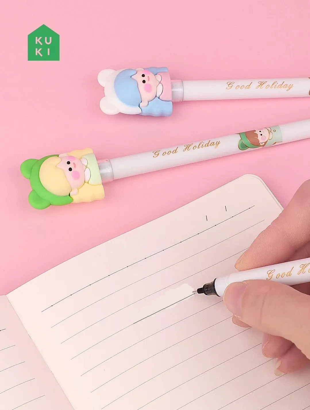 224412 GOOD HOLIDAY GIRL GEL PEN-44