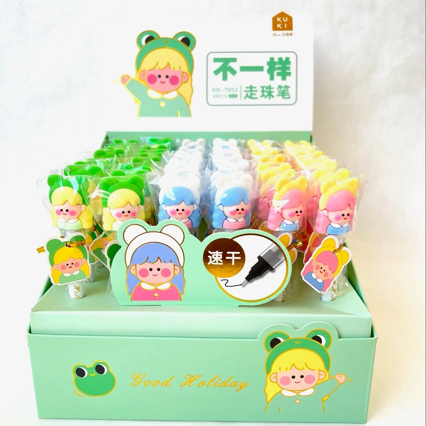 224412 GOOD HOLIDAY GIRL GEL PEN-44