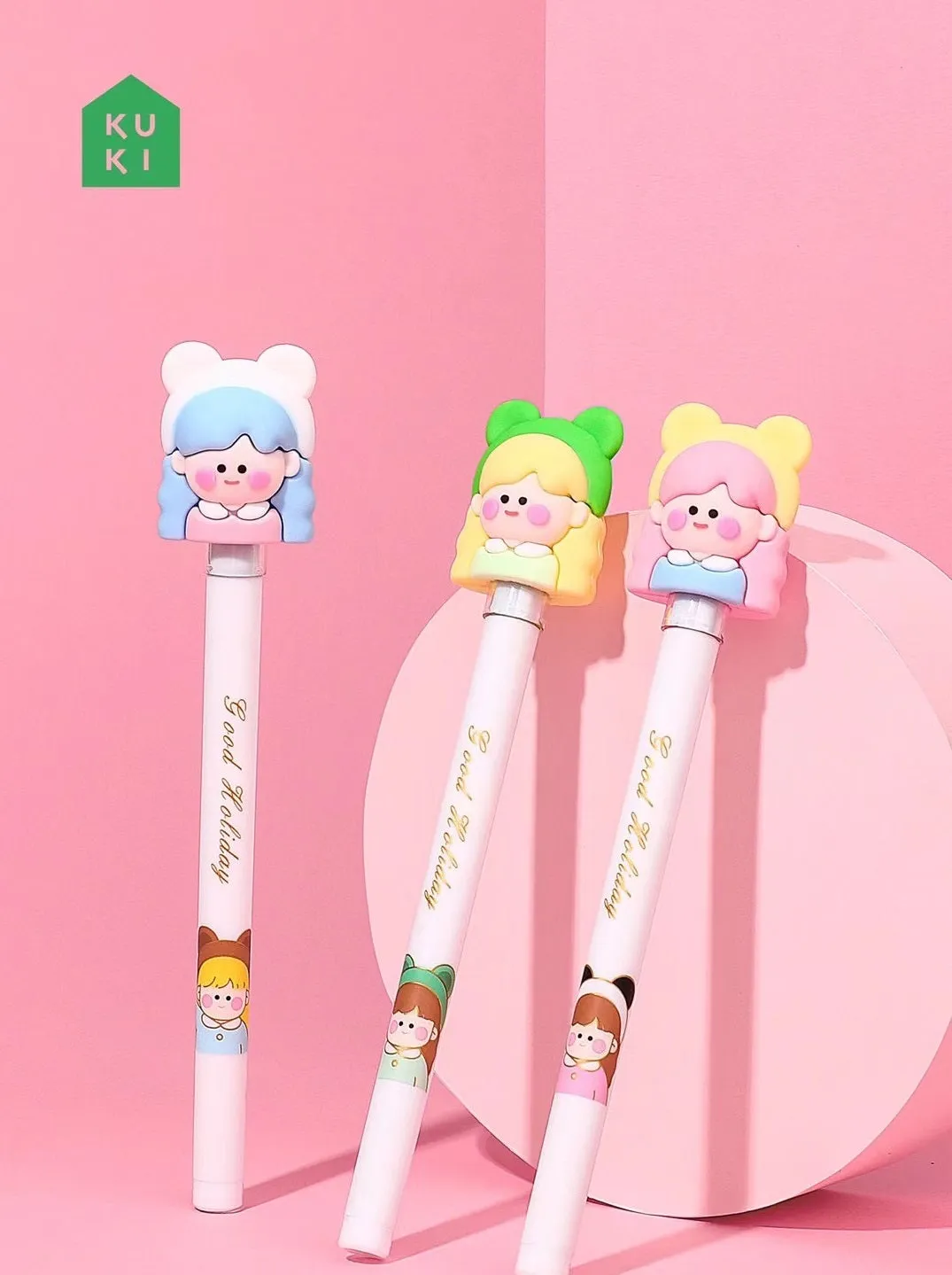 224412 GOOD HOLIDAY GIRL GEL PEN-44