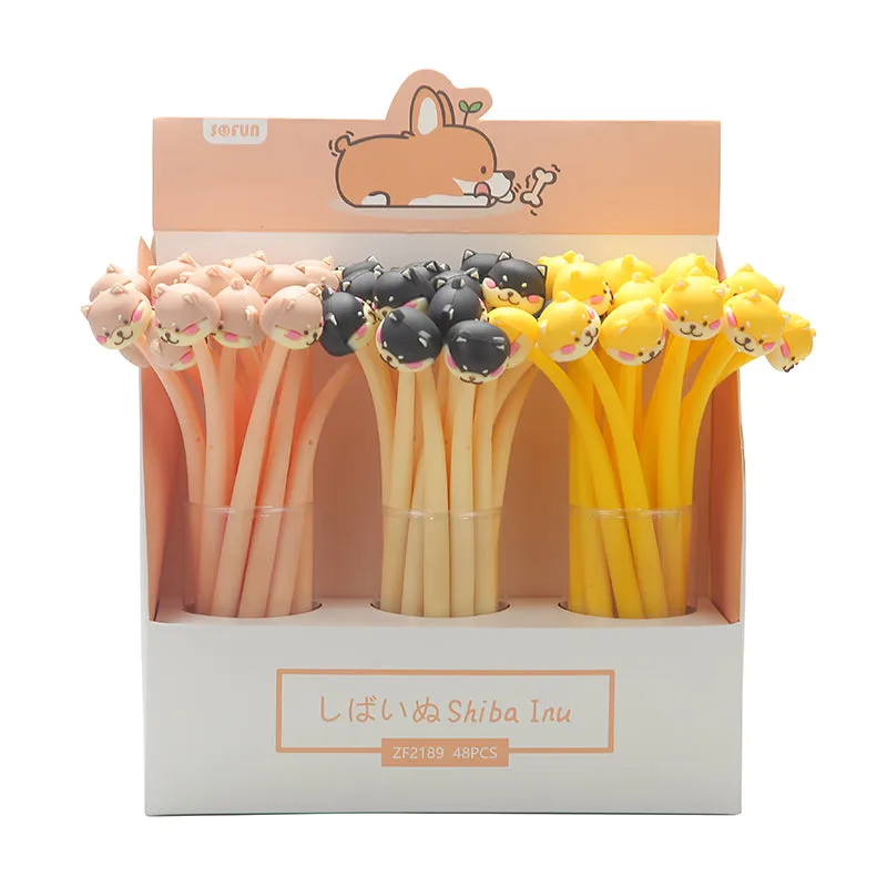 224452 SHIBA INU PUPPY WIGGLE GEL PEN-35