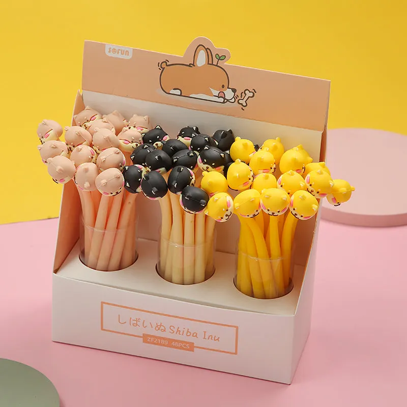 224452 SHIBA INU PUPPY WIGGLE GEL PEN-35