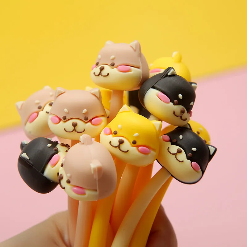 224452 SHIBA INU PUPPY WIGGLE GEL PEN-35