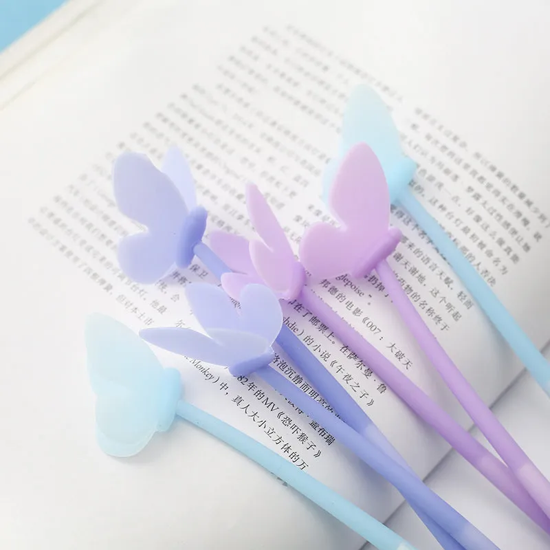 22454 BUTTERFLY WIGGLE GEL PEN-48