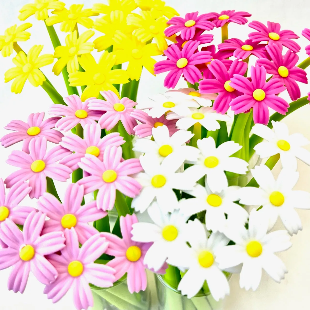 22461 COREOPSIS COSMOS FLOWER WIGGLE GEL PEN-48