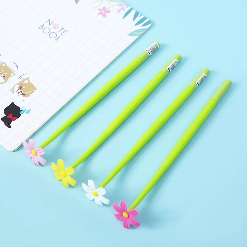22461 COREOPSIS COSMOS FLOWER WIGGLE GEL PEN-48