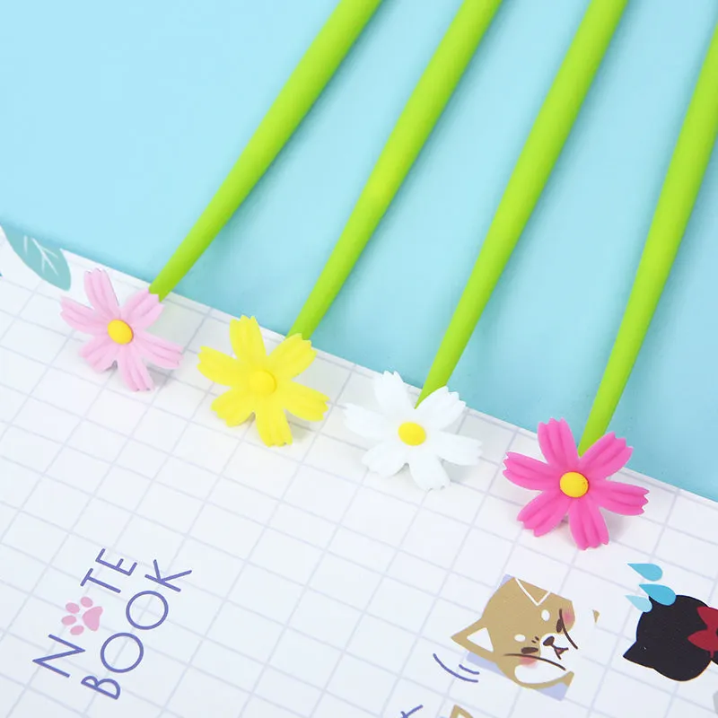 22461 COREOPSIS COSMOS FLOWER WIGGLE GEL PEN-48