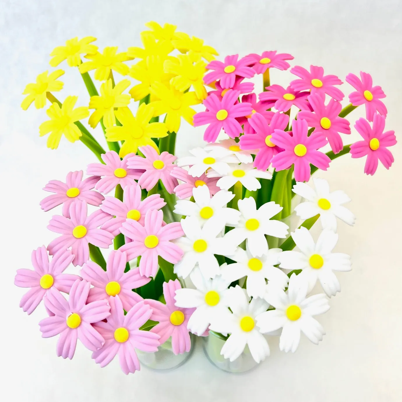 22461 COREOPSIS COSMOS FLOWER WIGGLE GEL PEN-48