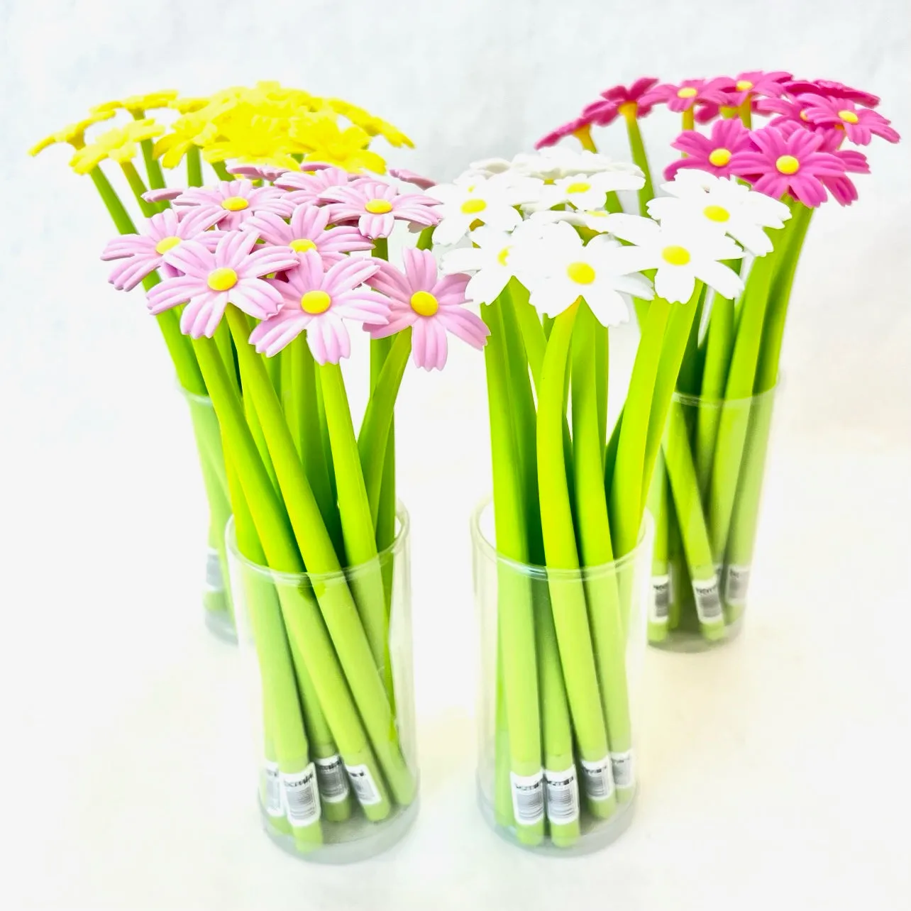 22461 COREOPSIS COSMOS FLOWER WIGGLE GEL PEN-48