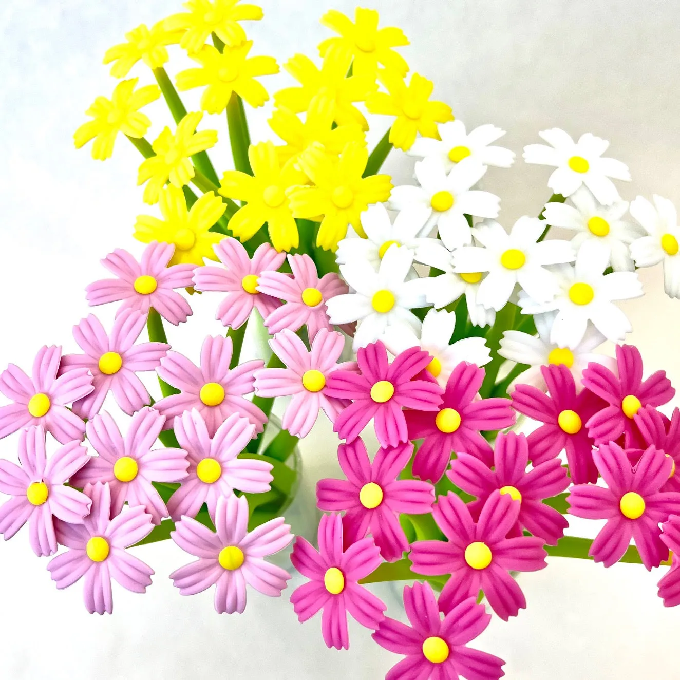 22461 COREOPSIS COSMOS FLOWER WIGGLE GEL PEN-48
