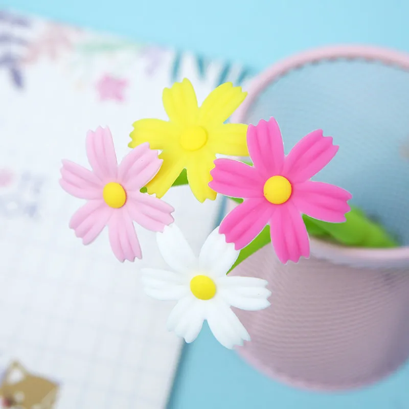 22461 COREOPSIS COSMOS FLOWER WIGGLE GEL PEN-48