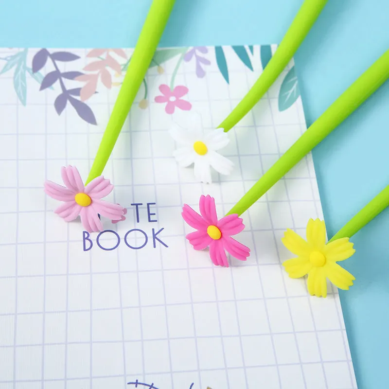 22461 COREOPSIS COSMOS FLOWER WIGGLE GEL PEN-48