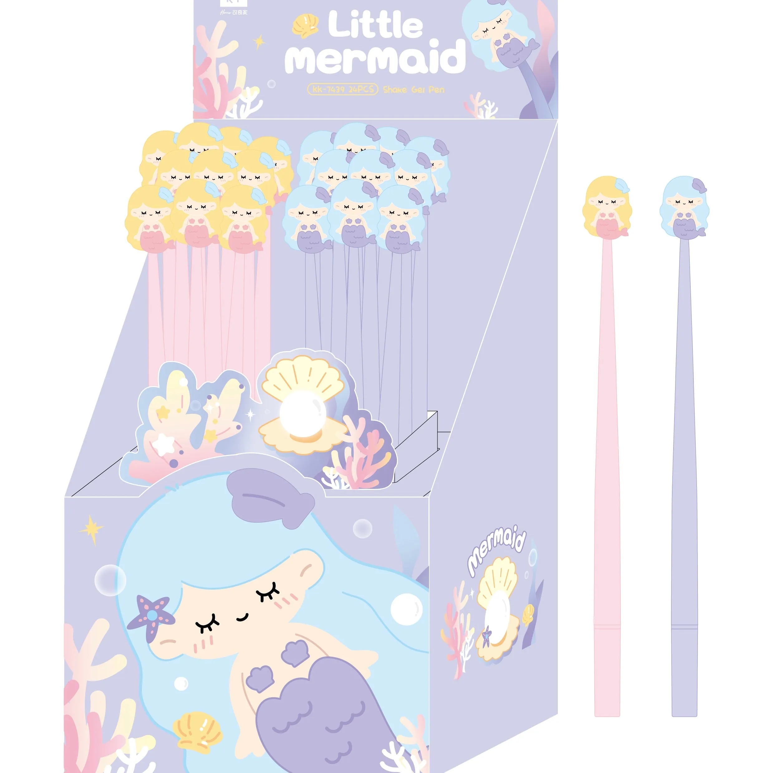 22565 MERMAID WIGGLE GEL PEN-24