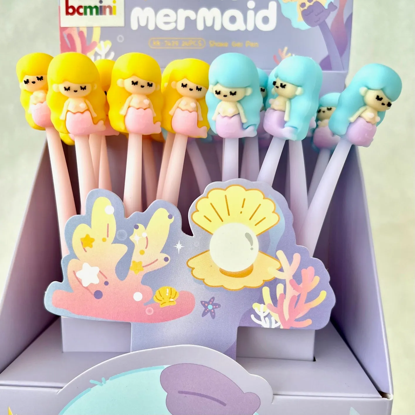 22565 MERMAID WIGGLE GEL PEN-24