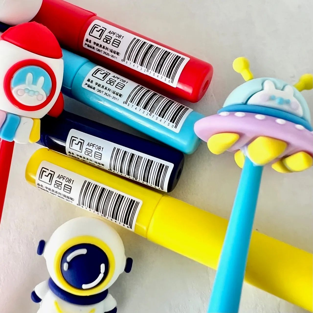 22569 UFO SPACE WIGGLE GEL PEN-48