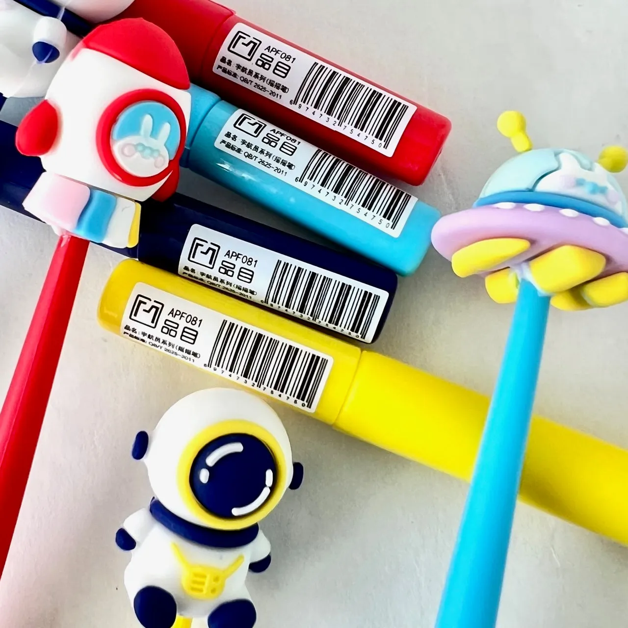 22569 UFO SPACE WIGGLE GEL PEN-48