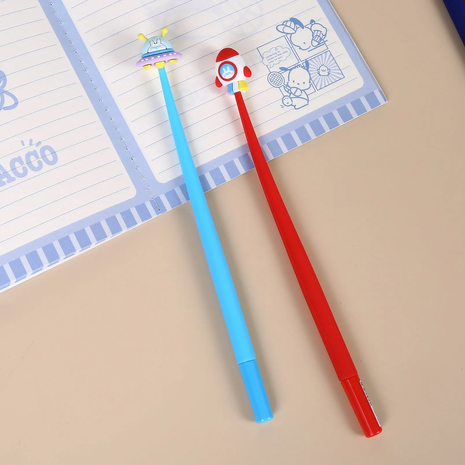22569 UFO SPACE WIGGLE GEL PEN-48