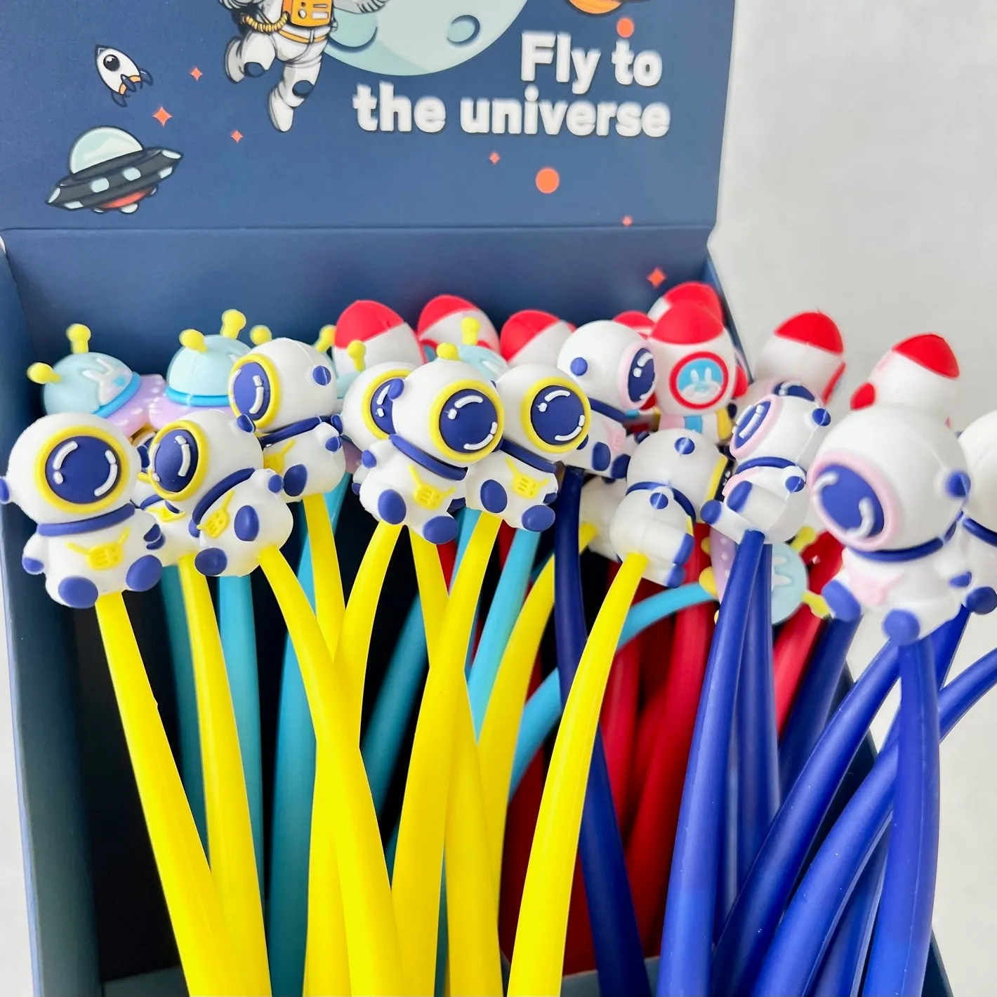 22569 UFO SPACE WIGGLE GEL PEN-48