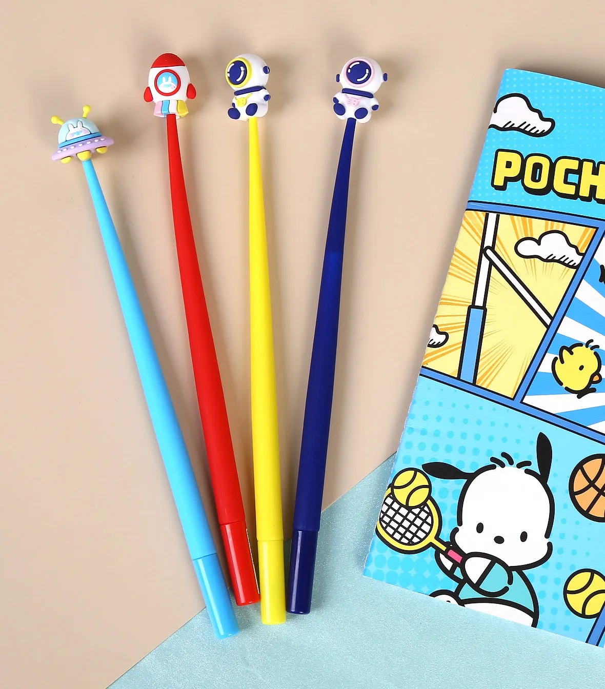 22569 UFO SPACE WIGGLE GEL PEN-48