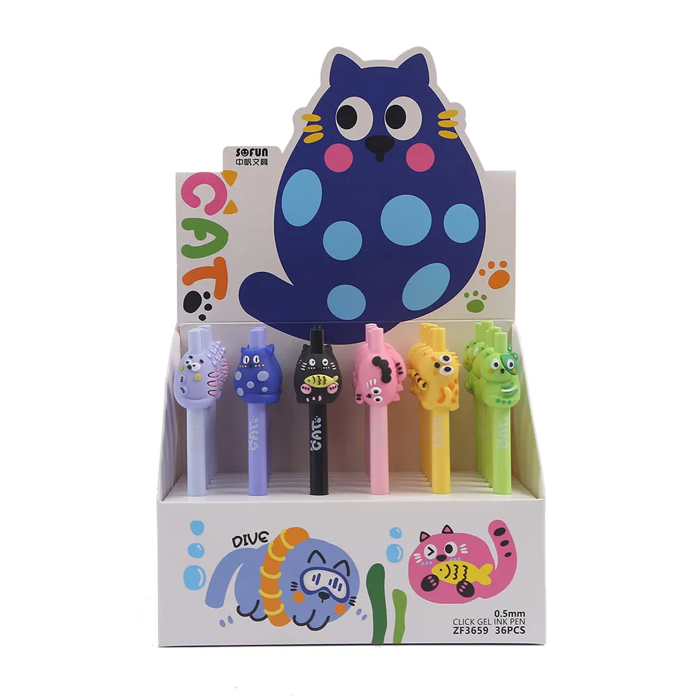 226012 CATS RETRACTABLE GEL PEN-33