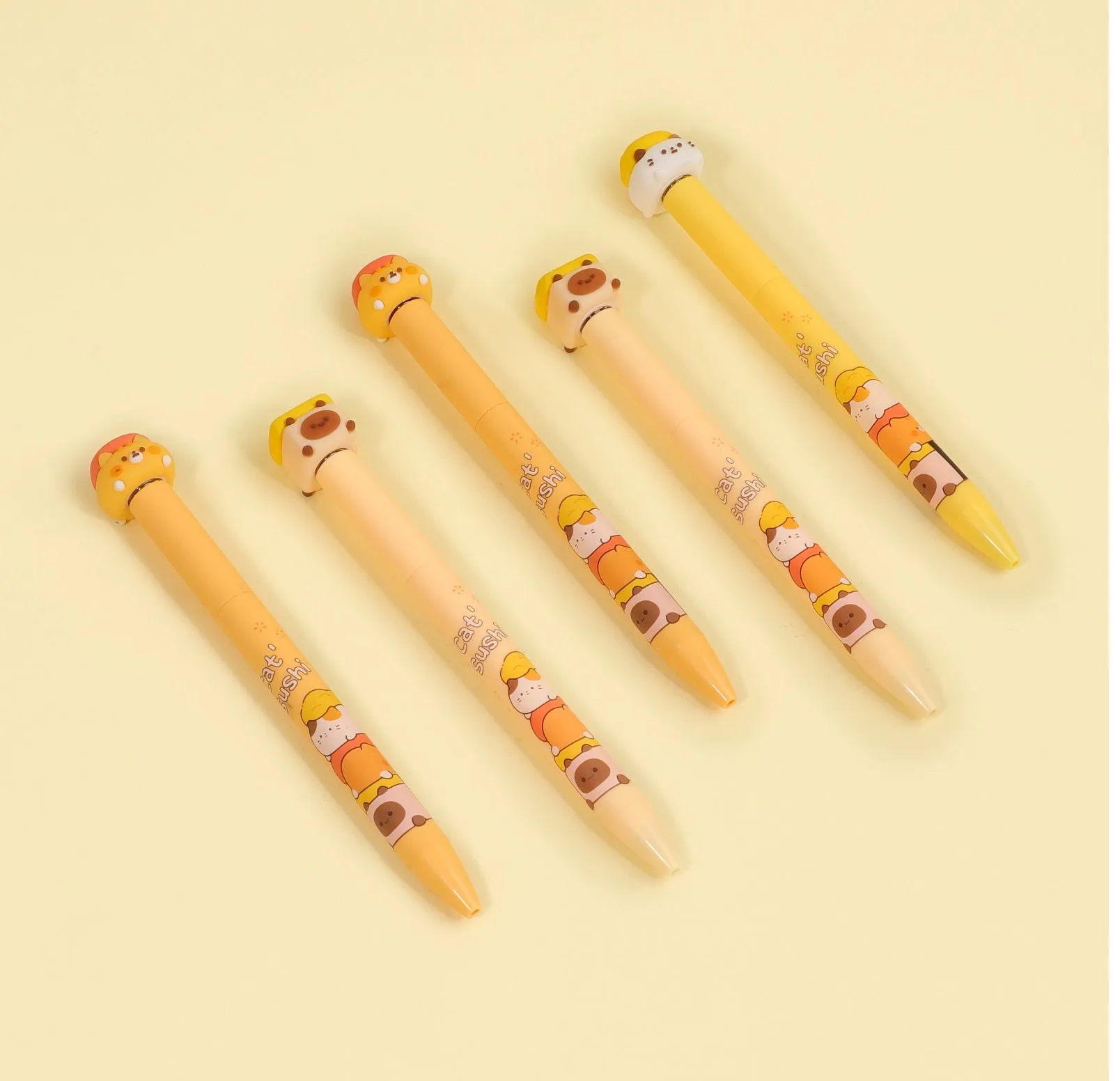 226332 SUSHI CAT SPINNING GEL PEN-16