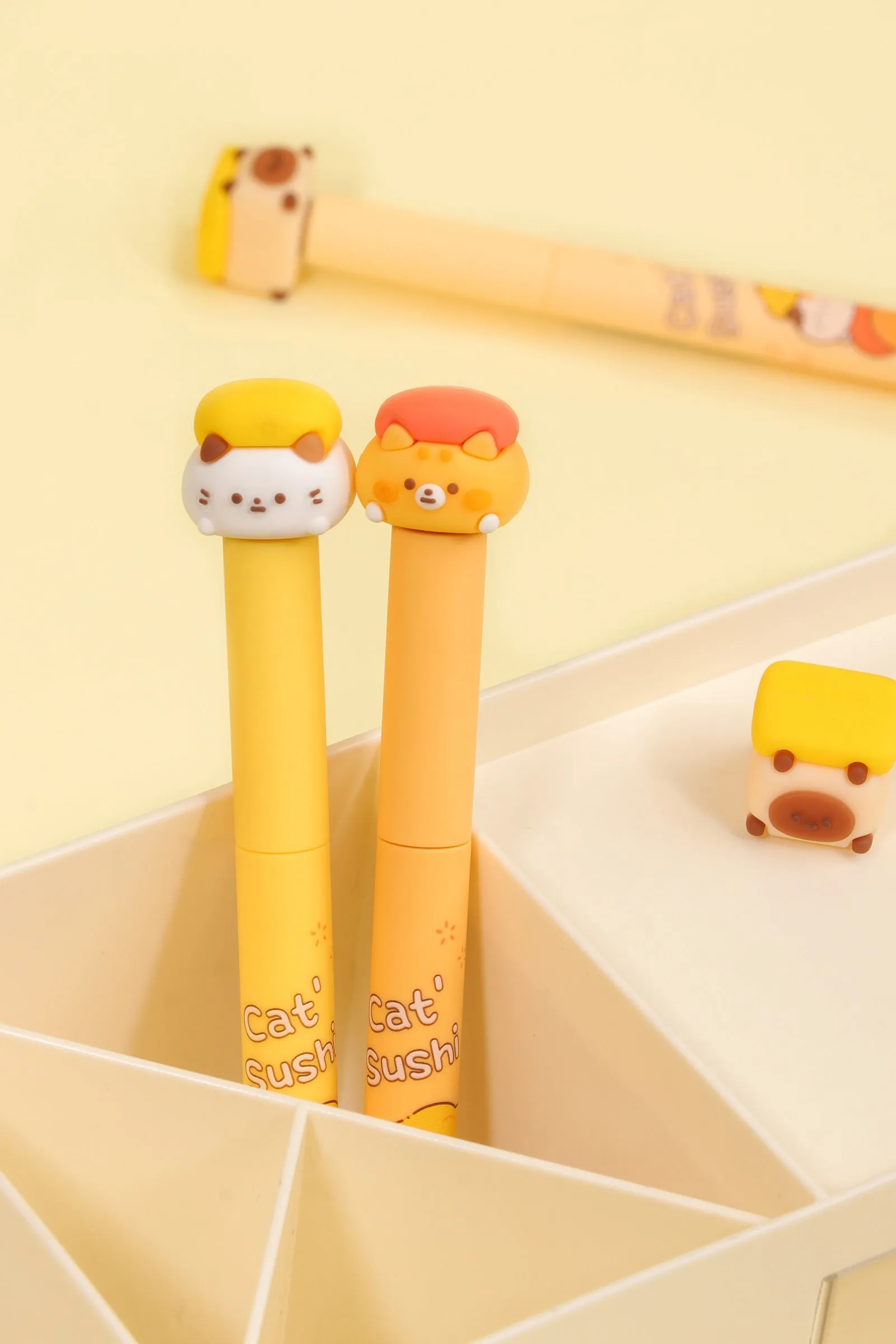 226332 SUSHI CAT SPINNING GEL PEN-16