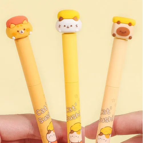 226332 SUSHI CAT SPINNING GEL PEN-16