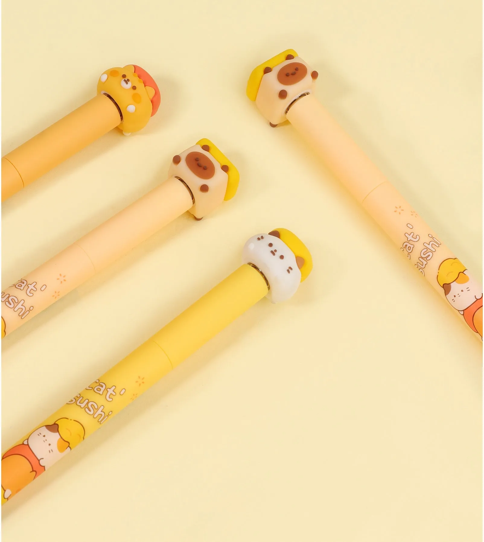 226332 SUSHI CAT SPINNING GEL PEN-16