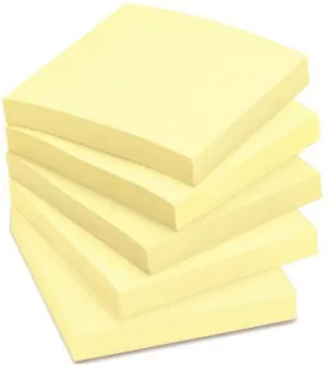 3M Original Notes 3 X 5 Canary Yellow 24 90-Sheet Pads/Pack