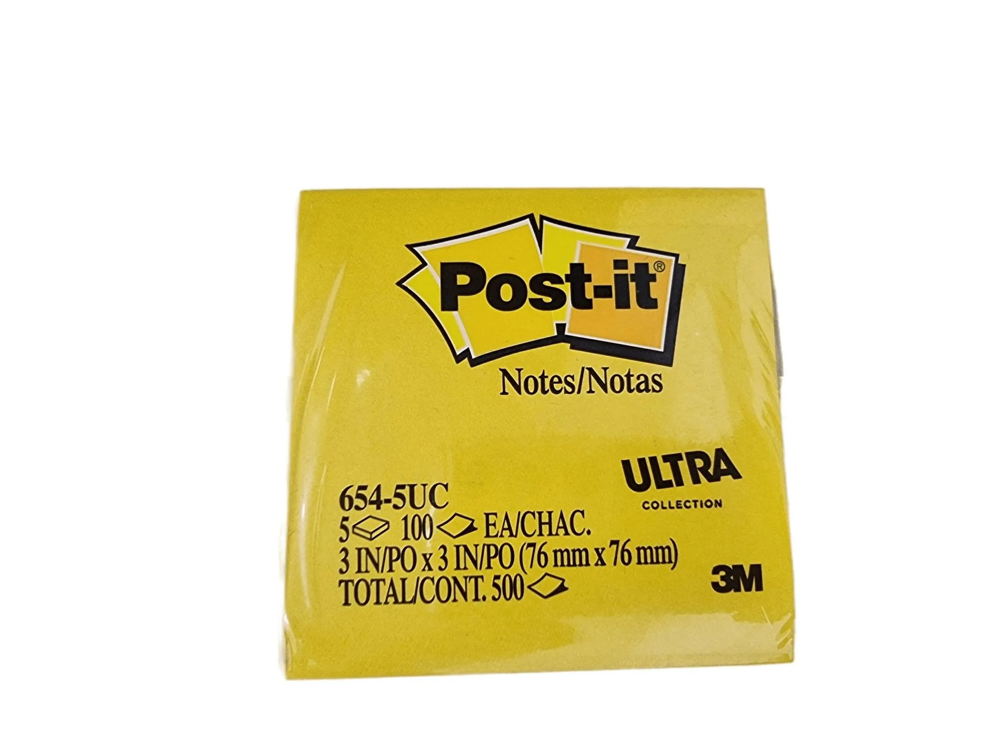 3M Post-It Notes Ultra Colors 654-5UC 5pads/pack