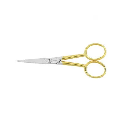 5.5" Gold Handle Curved Scissors