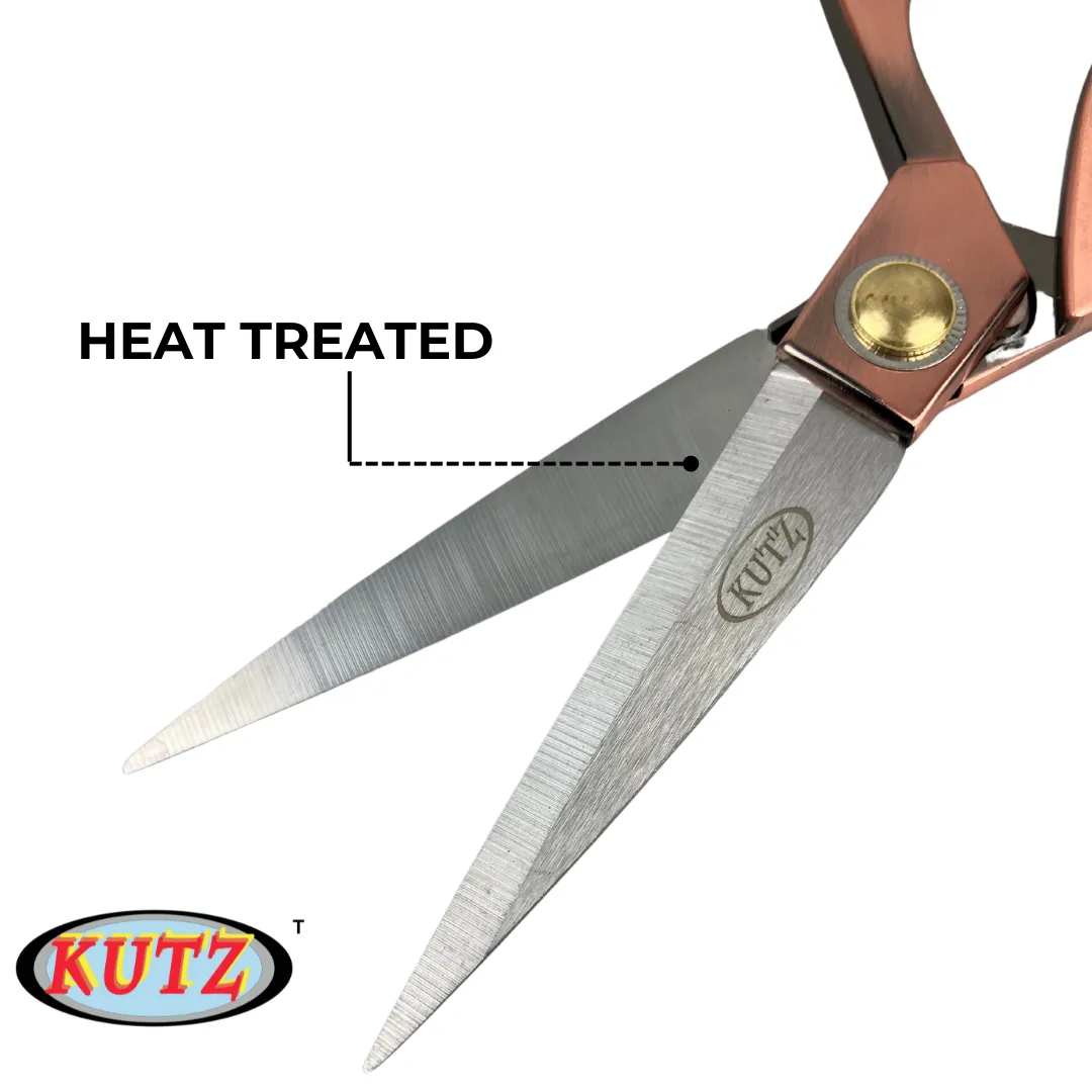 8-Inch Heavy Duty Tailor Scissors with Stainless Steel Blades and Comfort Grip Zinc Alloy Handle