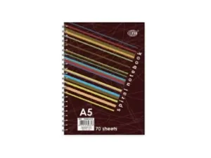 A5 Side Spiral Notebook, 70Sheets (FSNBSA570)