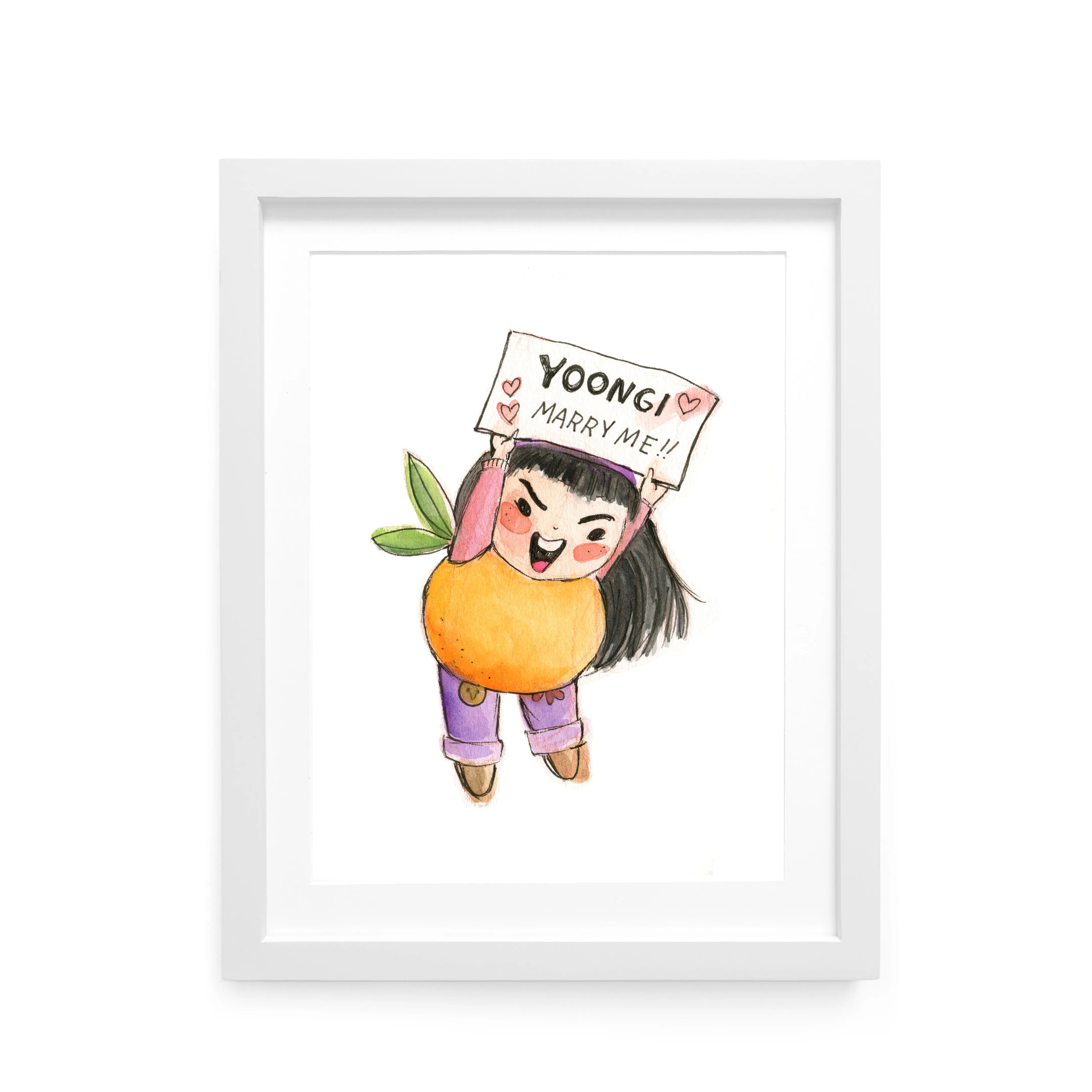 Abby x Yoongi Marry Me Art Print