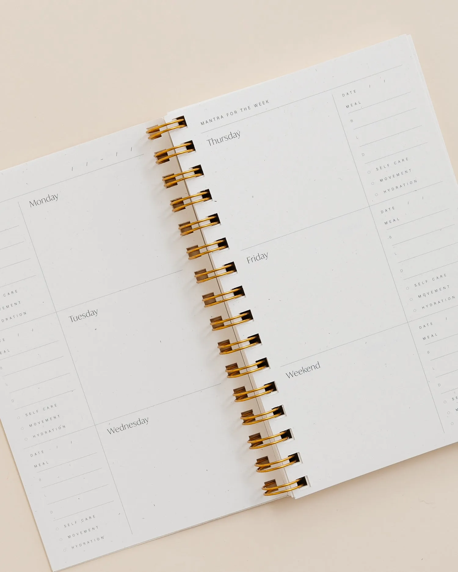 Abstract Weekly Planner