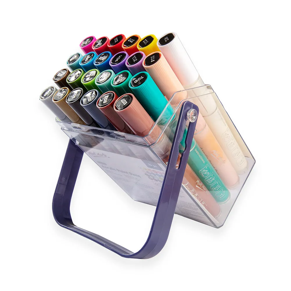 Acrylic Paint Pens in Case Broad Tip Signature 24pc