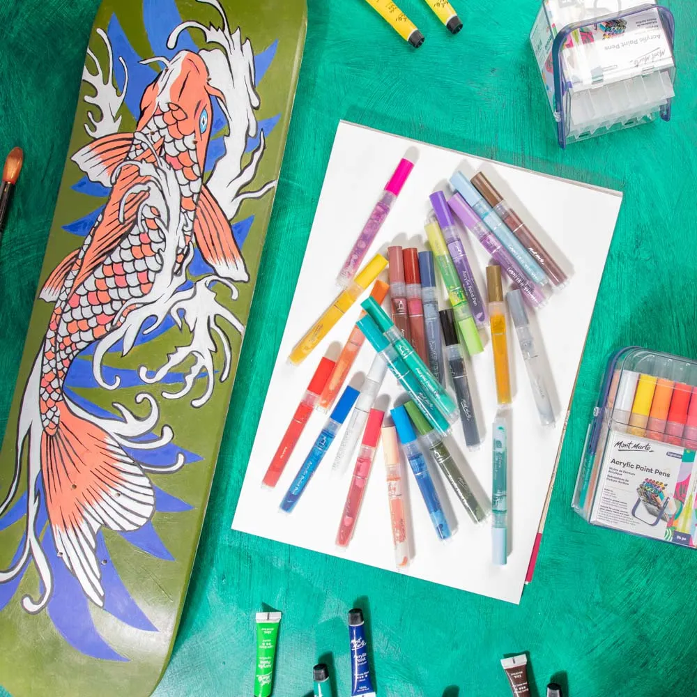 Acrylic Paint Pens in Case Broad Tip Signature 24pc