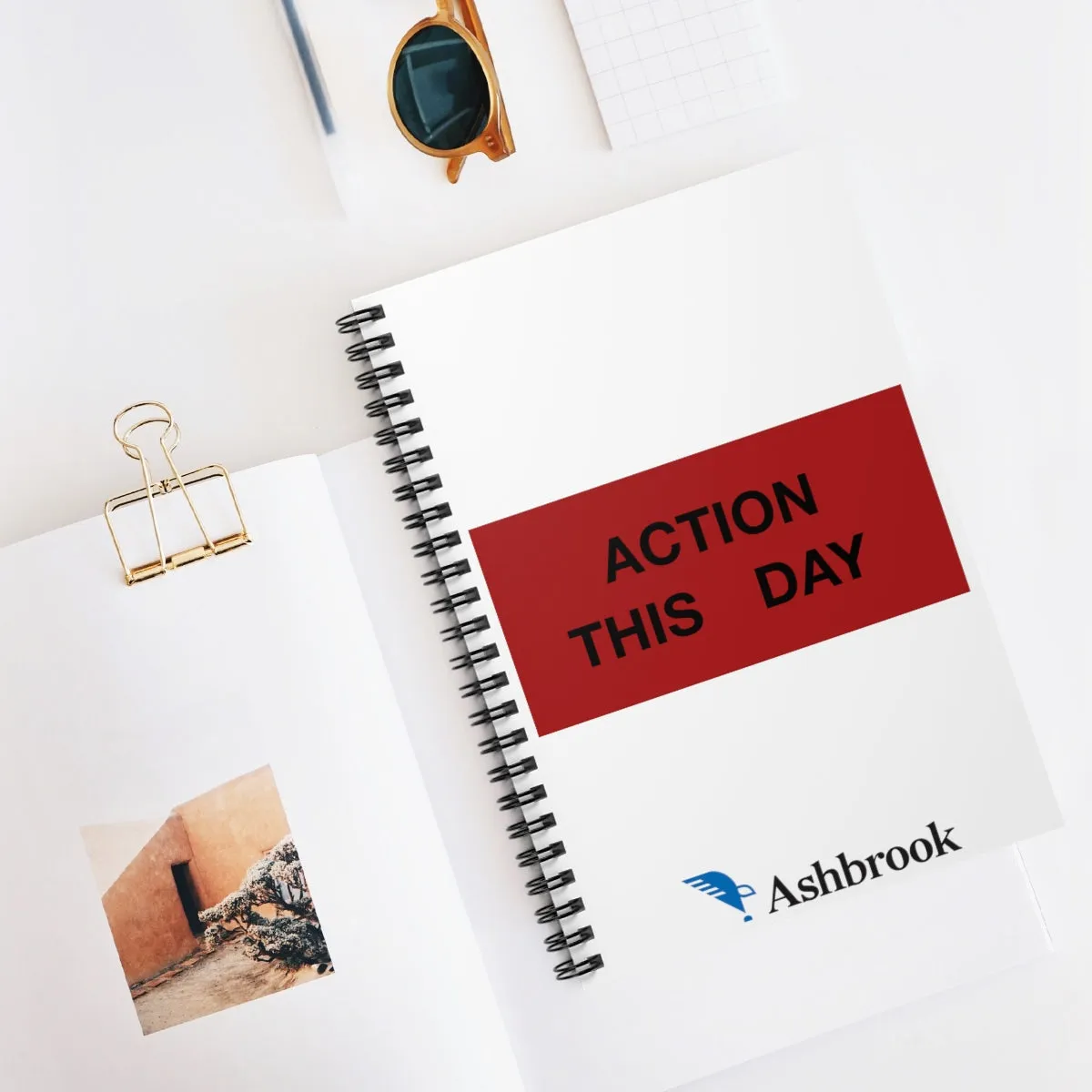 ACTION THIS DAY Spiral Notebook