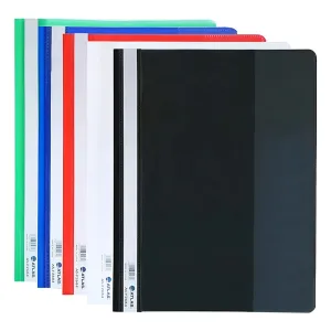 Atlas Polypropylene Thick A4 Flat File With Pocket Green