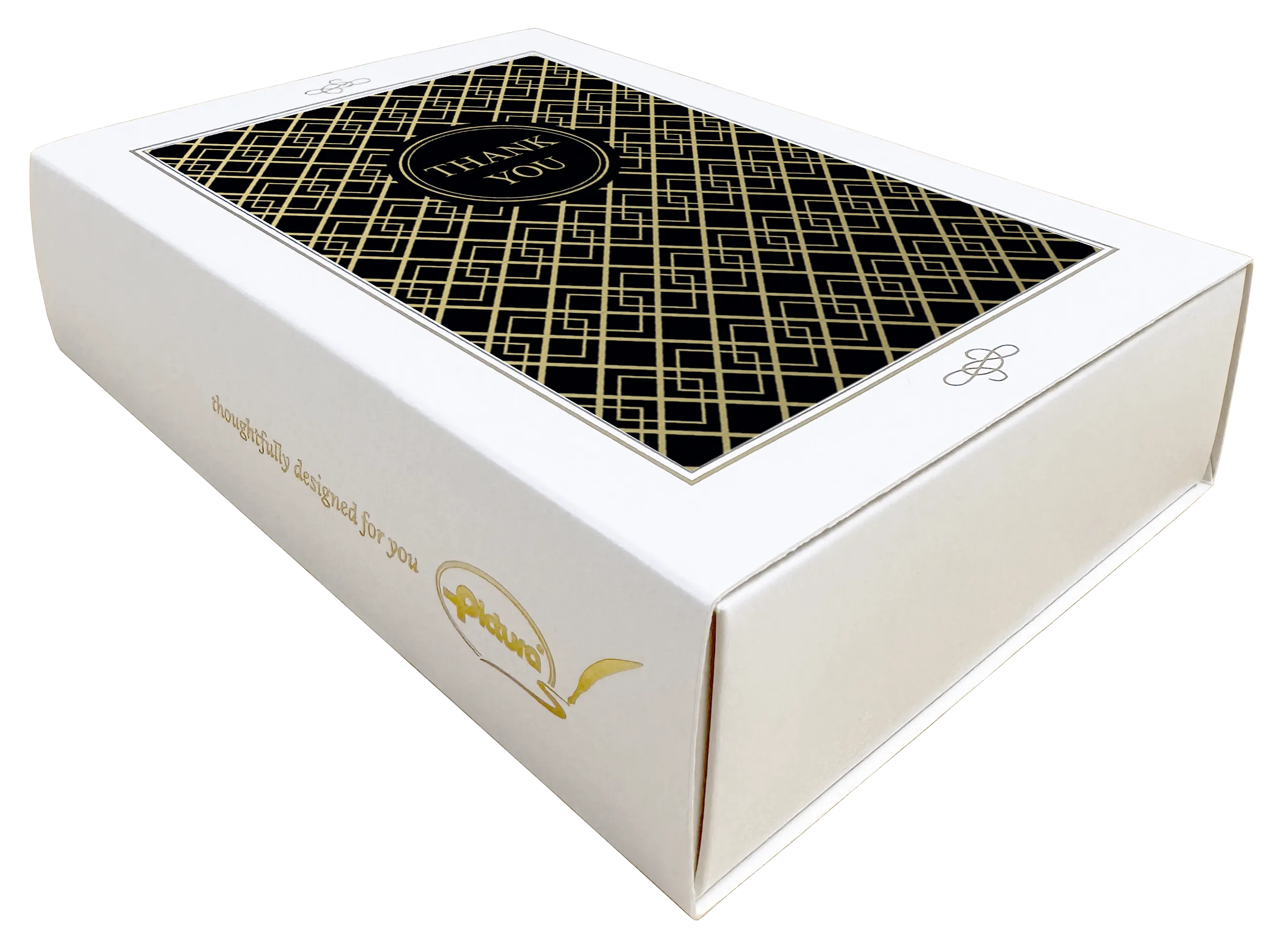 Black & Gold Boxed Thank You Notes