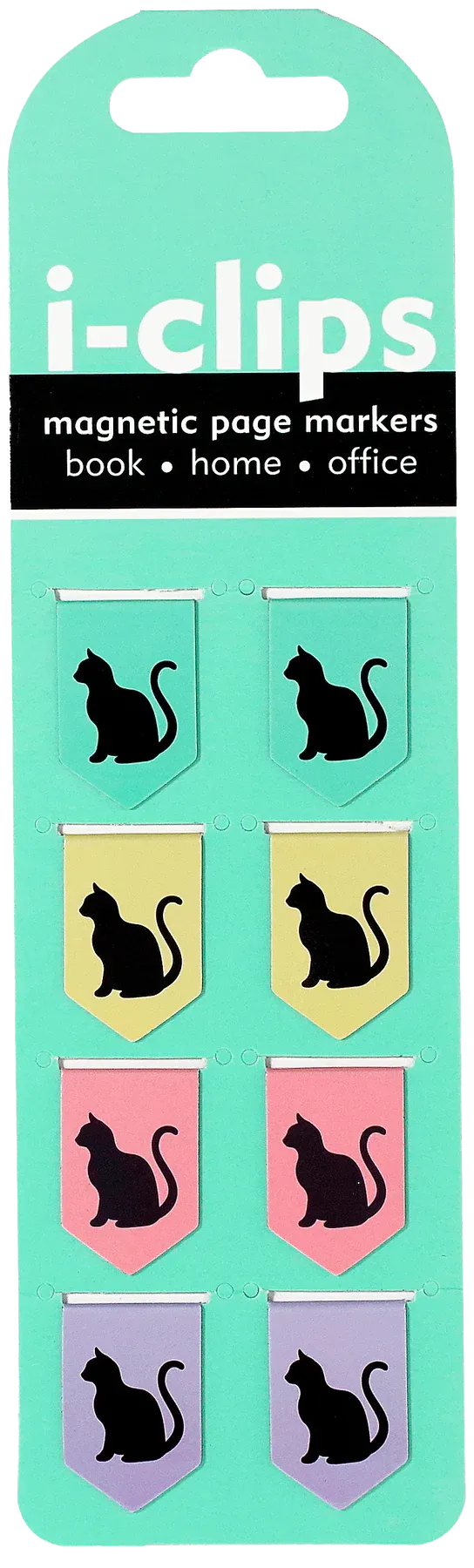 Black Cats i-clips Magnetic Page Markers