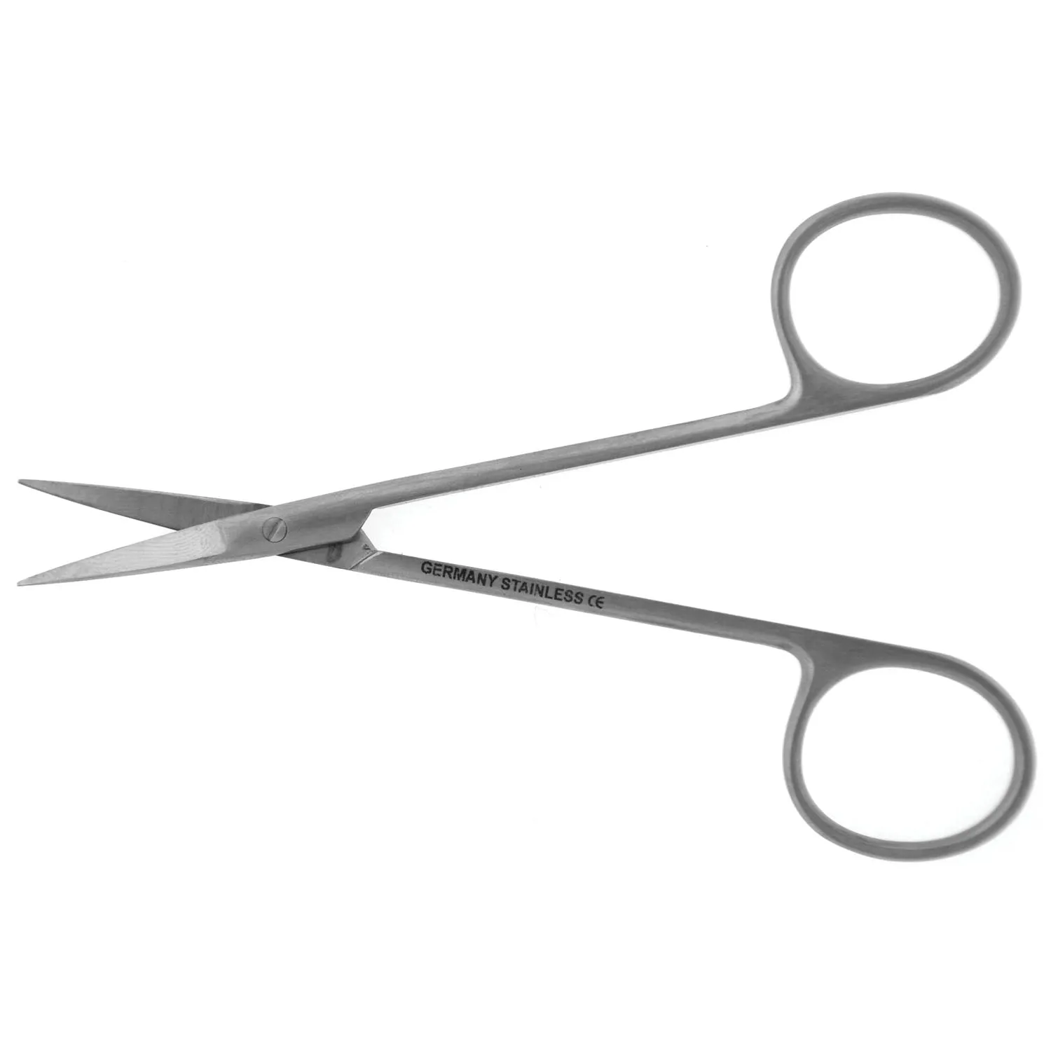 Br Surgical Iris Scissors Iris Scissor, Straight, Sharp/ Sharp, Round Shank, 4_"