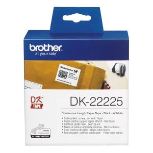 Brother Black On White Paper Roll 38mm x 30m - DK22225